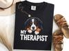 Bernese Mountain Dog My Therapist T-Shirt, Cute Mental Health Dog Tee