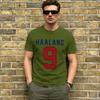 Unisex TShirts Haaland 9 Casual Cotton Tees Short Sleeve T Shirt Round Neck Clothing Plus Size