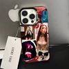 Singer D-De La R-Rose Hot Phone Case For iPhone 16,15,14,13,12,11,Pro,XS,Max,Plus,Mini,SE Black Candy Matte Shockproof Cover