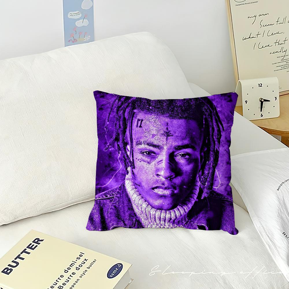 Singer X-XXXTentacionS Revenge 17 Cushion Cover Living Room Headboard Office Cushion Bedroom Cushion Sofa Nap Time Pillow Case