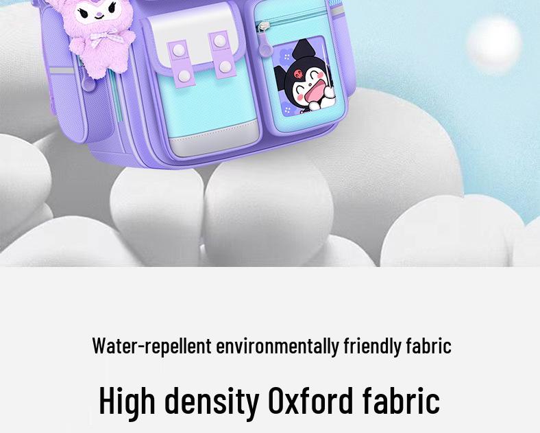 Large Capacity Cute Melody Schoolbag for Primary Students, Girls & Boys, Grades 1-6