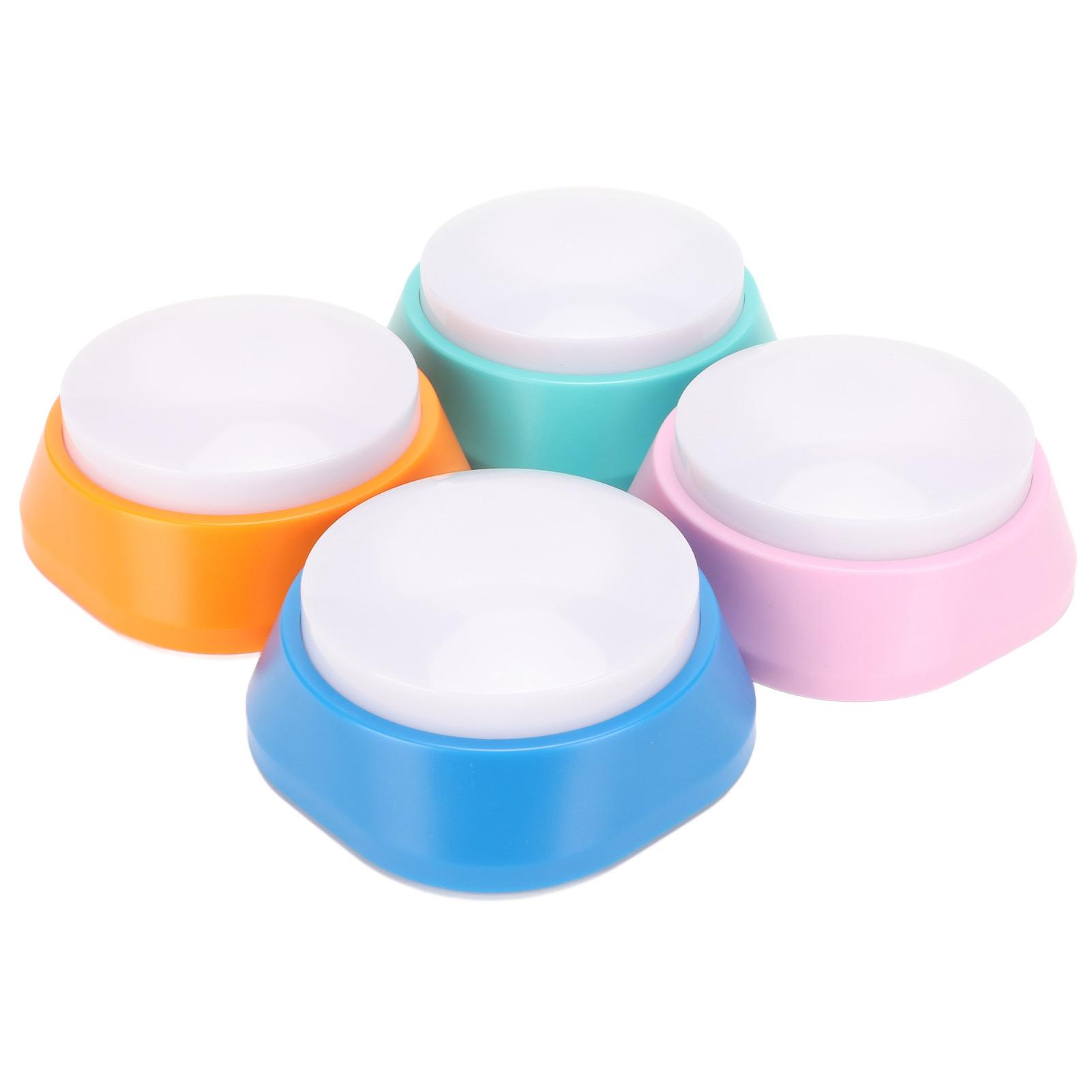 

4PCS Voice Recording Button 30 Seconds Clear Recording Compact Portable Dog Training Buzzer for Pet