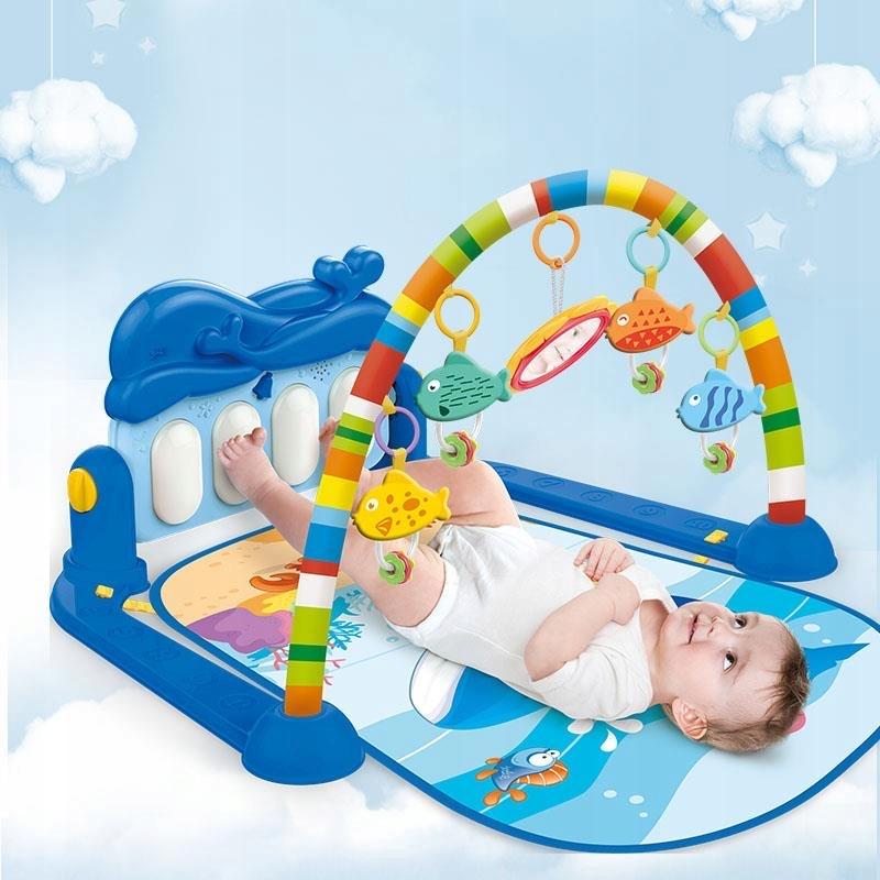 Interactive Educational Mat with Piano and Teethers