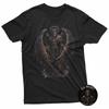 Dark Fallen Angel Warrior With Black Wings Gothic Fantasy Art TShirt Unisex T-Shirt