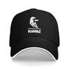 KAMAZ Logo Aufdruck Baseballkappe Tägliche Outdoor-Sportarten Reisen Sandwich Sonnenhut Unisex Verstellbare Snapback-Kappe Trucker-Mütze