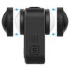 Měkká silikonová krytka objektivu pro GoPro Max 2 Černá Ochranný kryt objektivu Odolný proti pádu a prachu pro příslušenství kamery GoPro Max 2