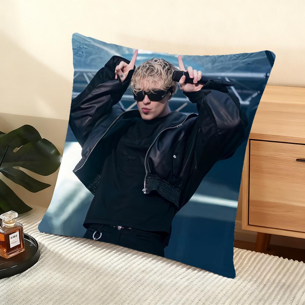 E-Egor Kreed Cushion Cover Soft Short Plush Pillow Cover Smooth Cozy Texture Aesthetic Cushion Case Home Decor