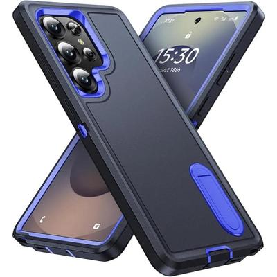 Militärstandard Anti-Drop Hülle mit integriertem Ständer für Samsung Galaxy S26 Plus S25 S24+ S23 FE S22 Ultra Plus Schutzhülle