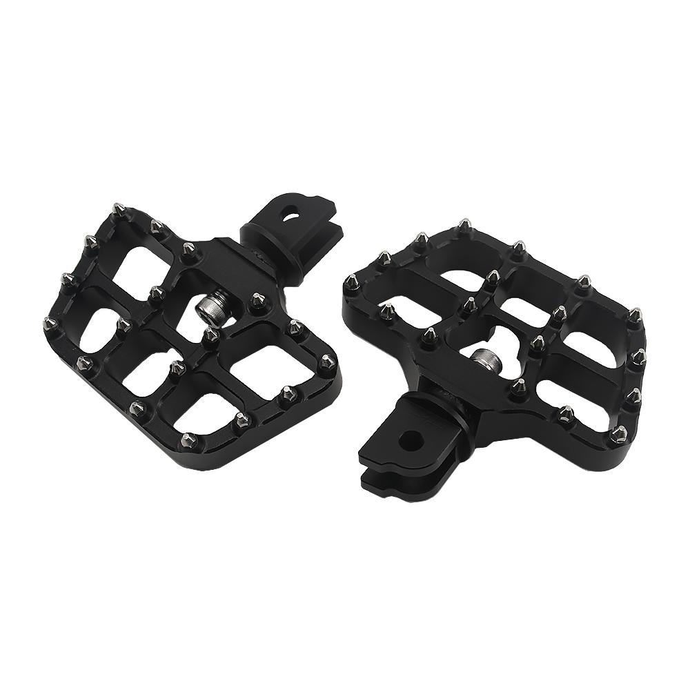For Harley Softail Breakout Fat Bob Low Rider Street Bob Sport Glide Driver Front Footpegs Footrests Motorcycle Foot Pegs Pedal