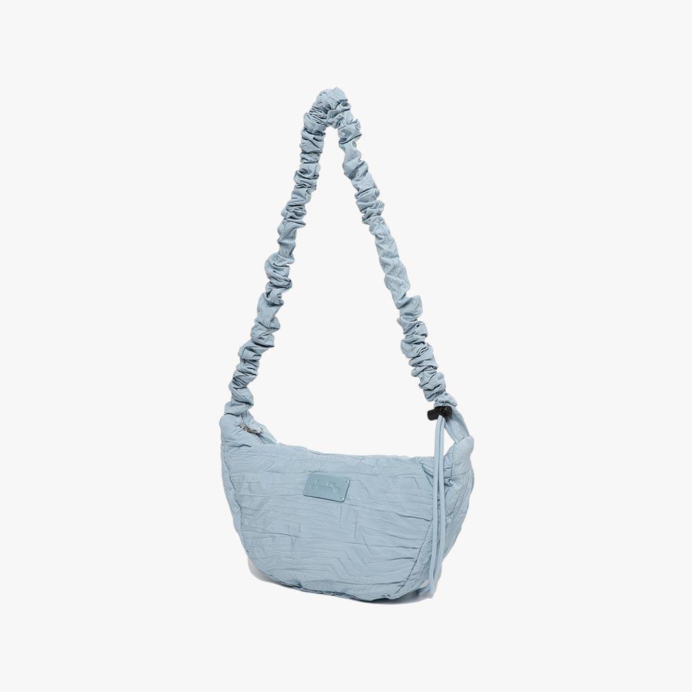 Diadora Pleated Hobo Bag Sky Blue