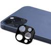 Careflection Premium Hybrid Metal And Glass Camera Protector Guard For Apple Iphone 12 Pro Black