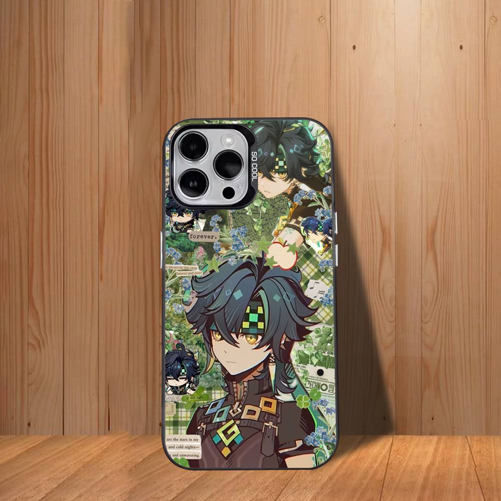 

K-Kinich Genshin ImpactS Phone Case For iPhone 17,16,15,14,13,12,11,Mini,Pro,SE,MAX White Matte Shockproof Cover iPhone17Promax