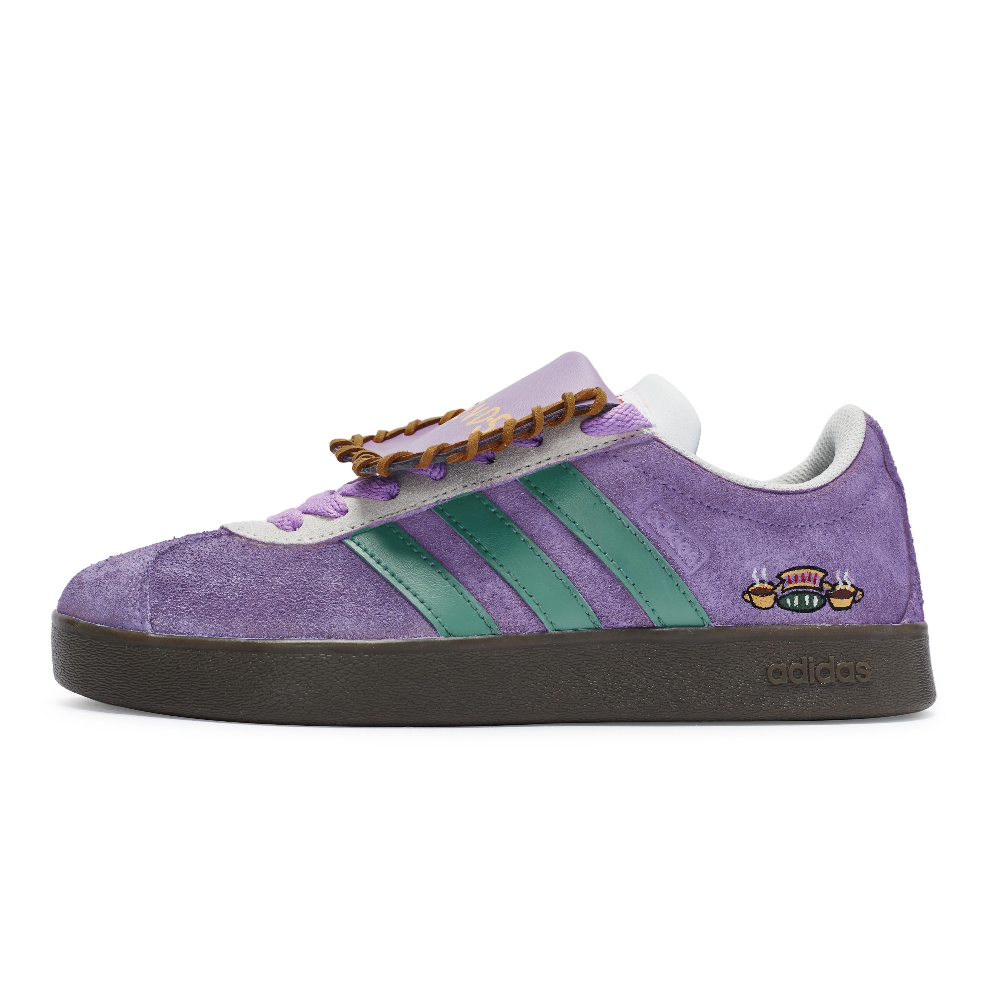 

Adidas Neo Vl Court 811 Manufacturing, Friends American Vintage Low top Skateboard Shoes Unisex Purple Green HQ1802(Team80-) 40⅔