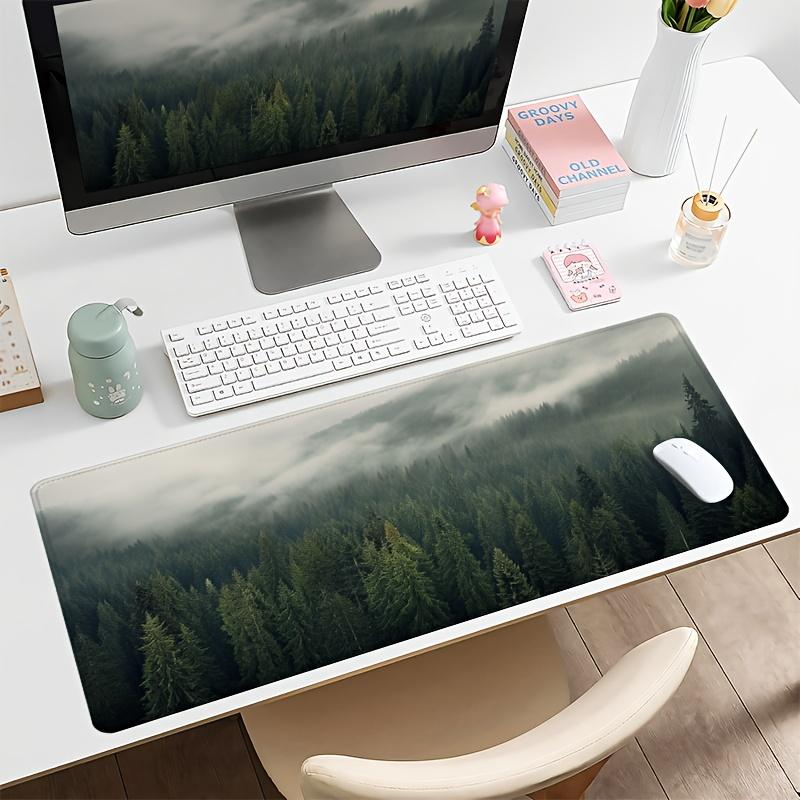 

VIKAMA Green Plant Mouse Pad for Eye Protection Desktop Mat Non-Slip Waterproof Pad Mouse Gaming Pad Desktop Carpet Desk Mat 30X60CM