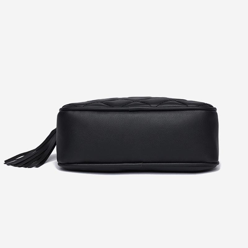 Women's Fashion Bags Embroidery PU Leather Women Square Handbags Brand Designer Zipper Female Cross Body Bags