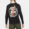 Jordan X Fragment Design Fragment Design X Jordan Long Sleeve Crew Neck T-Shirt Asian Edition Men Tops Black DA2982-010