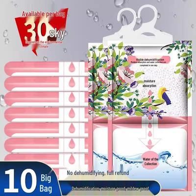 Hangable Moisture-Absorbing Dehumidifier Bag: Anti-Mold, Dampness & Water Absorption for Dormitories & Wardrobes