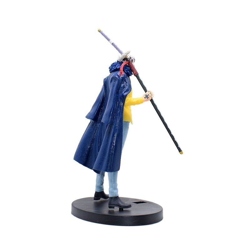 Anime One Piece Wano Country Trafalgar Law with Sword Battle Ver. GK PVC Action Figure Statue Model Kids Toys Doll Gifts 17cm