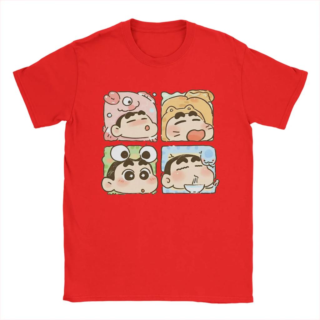 Unisex Unisexs Crayon Shin Chan Action Kaunisex Shin Chan American T Shirt Cotton Clothes Short Sleeve Round Neck Tees Party Tshirts