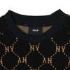 New MLB New York Yankees Dia Monogram Sweatshirt Unisex Black 3AMTM1144-50BKS