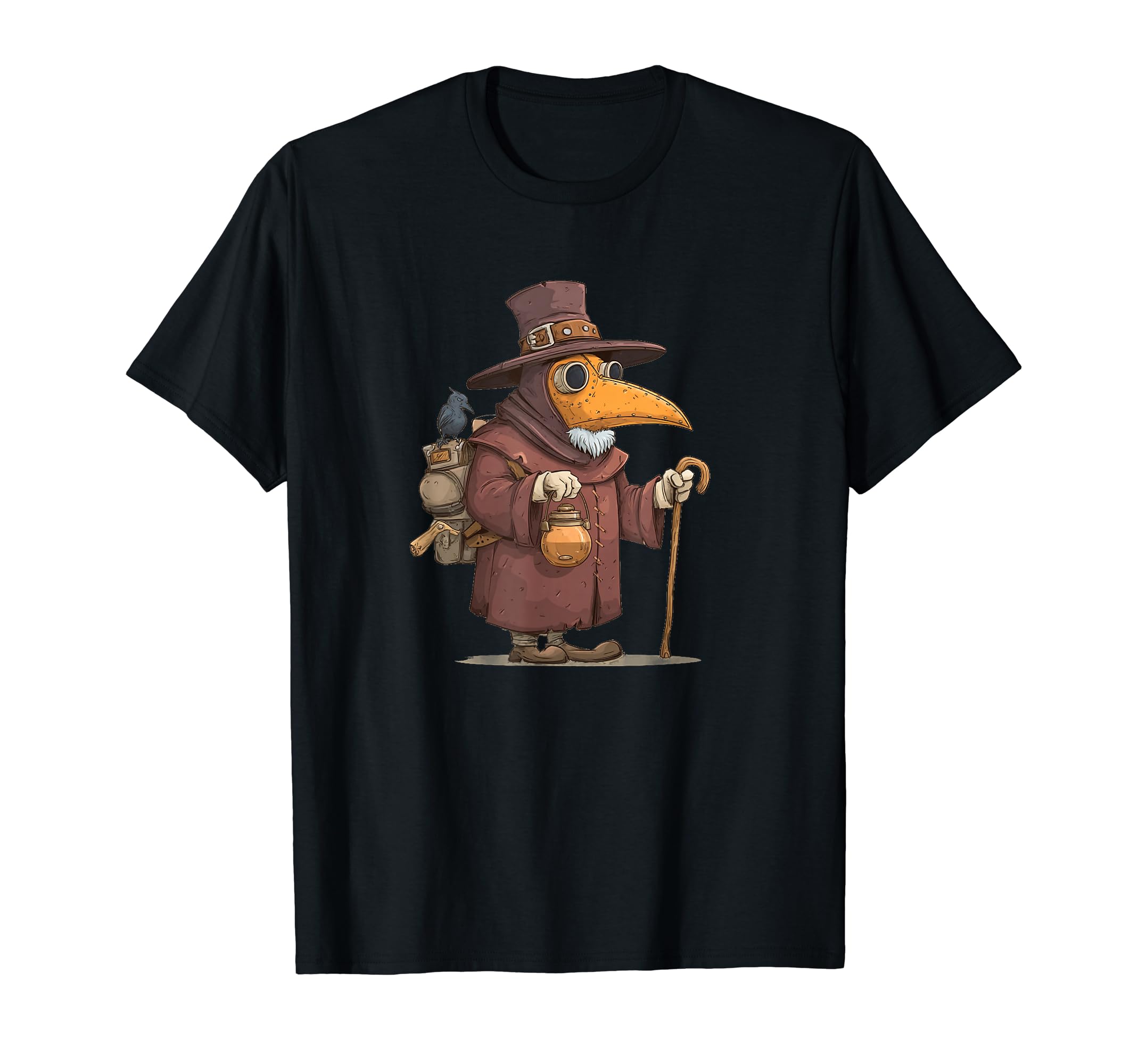 Cool Doctor Costume Plague Mask Style T-Shirt