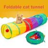 Fun Pet Cat And Dog Tunnel 2 Holes Game Tube Ball Folding Fold Game Tunnel Tube
