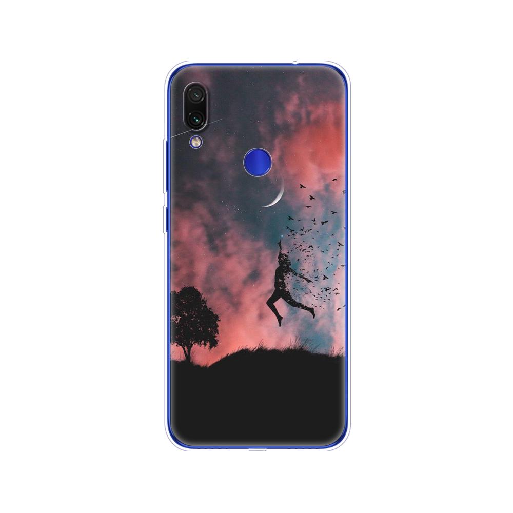 For xiaomi Redmi Note 7 Case Silicone Painting Soft TPU For xiaomi Redmi Note 7 Case 6.3 inch Fundas Coque Redmi NOTE 7 PRO Case