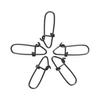 High-Strength Stainless Steel Safety Pin Lure Snap Connector for Fishing Accessories
