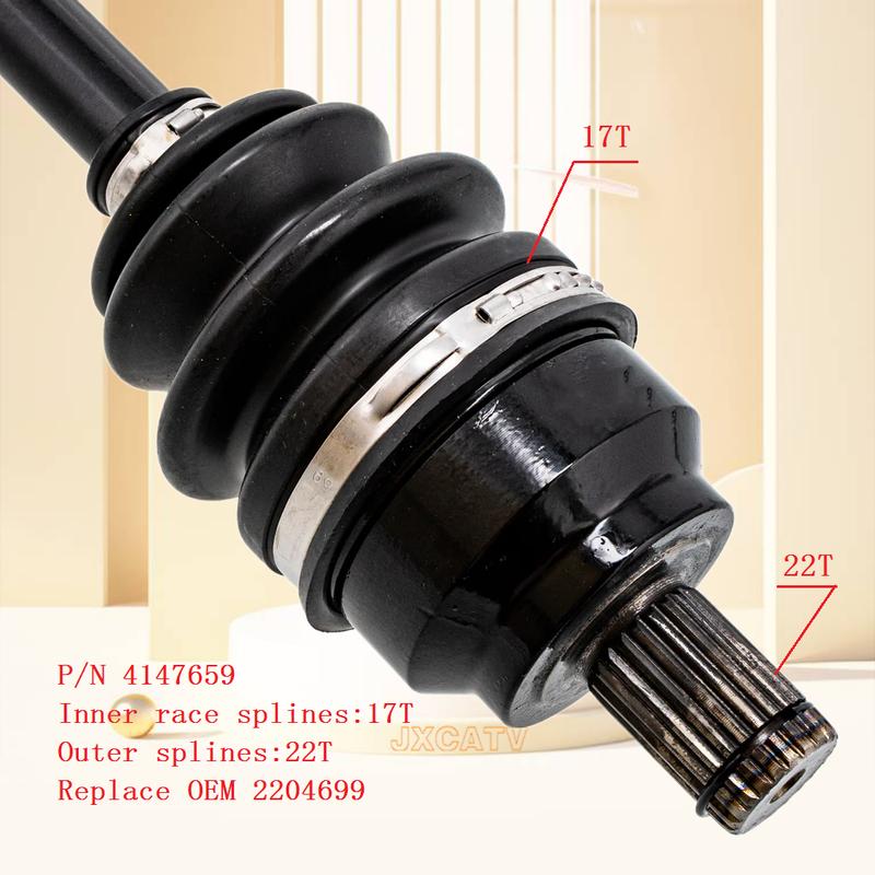 Drive Shaft CV Axle For Polaris SPORTSMAN 450 HO EPS UTL 2018- 1333752 1337130 1334438 1333677 1333275