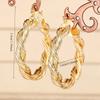 1 Paar, Modisch, Twist-Webdesign, Modische personalisierte Ohrringe