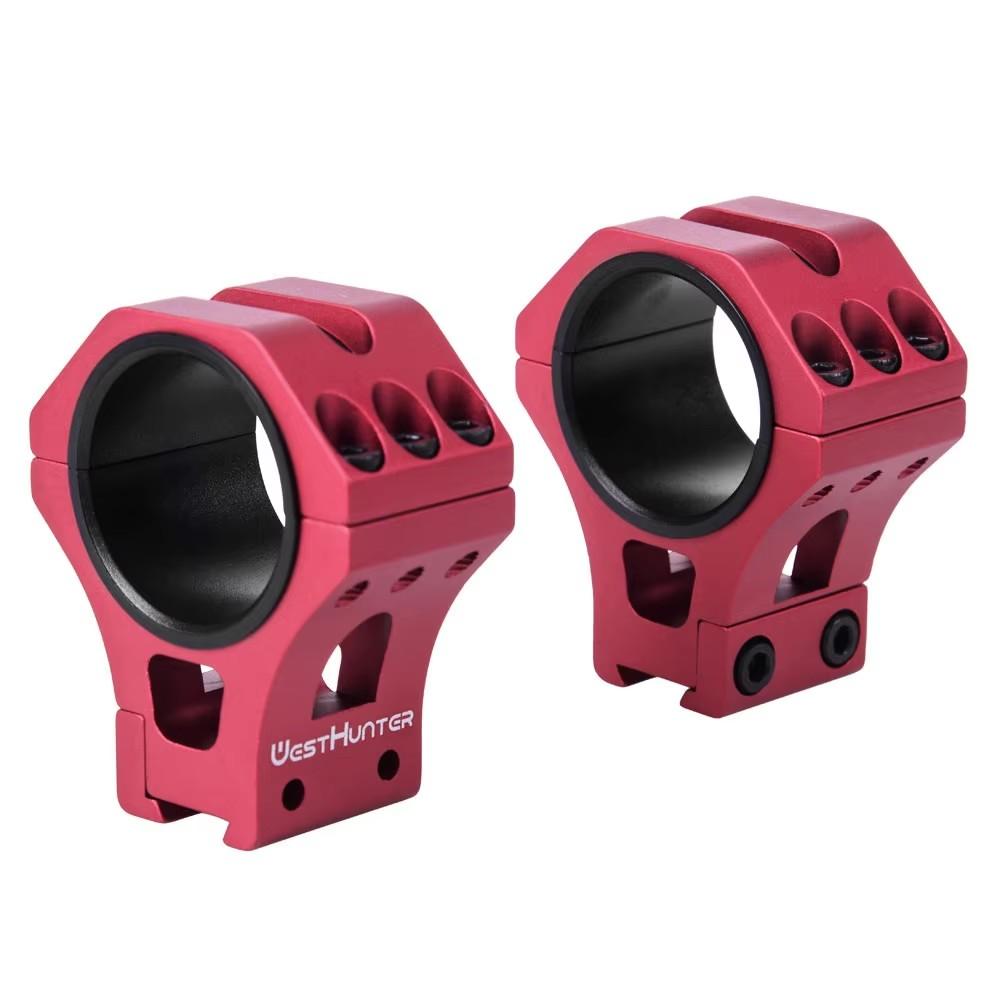 WESTHUNTER WH211 High Profile Dovetail Mounts 34mm 30mm 25.4mm Rifle Scope Rings 11mm Rail Full CNC Machined Hunting Accessories
