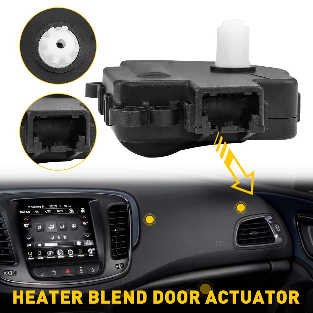 Heater Blend Door Actuator for Chrysler Aspen Sebring Dodge Avenger Caliber Durango Journey Jeep Compass Patriot RAM ProMaster