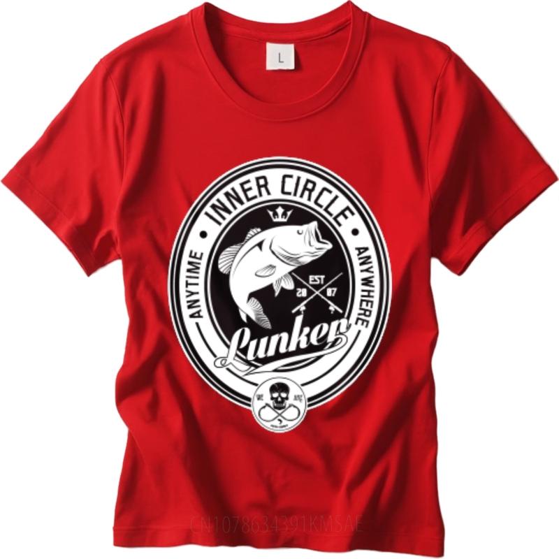Short Sleeve Shirt Comfortable For men Oneck tshirt Plus Size Inner Circle Punker Fish Skull Design Fashionable Boys Teeshirt