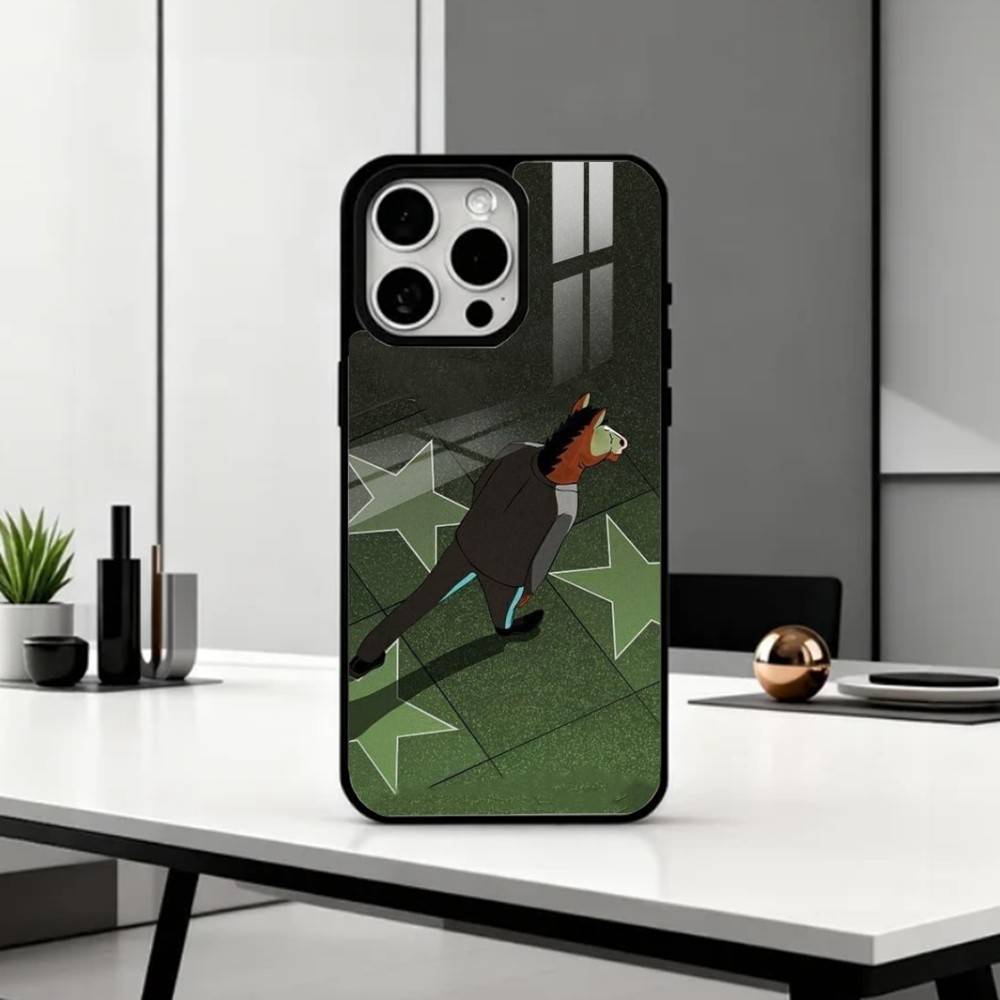 

S-Sad B-BoJack Horseman Phone Case For iPhone17,16,15,14,13,12,11 Plus,Pro Max Magnetic For Magsafe Wireless Charging iPhone13