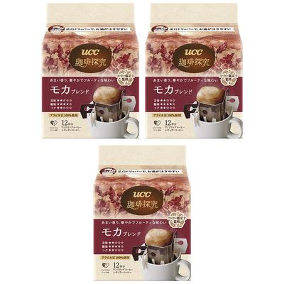 Coffee Exploration Mocha 36 Cups Cups X 3 One-Drip Coffee, Blend, (12 Bags)