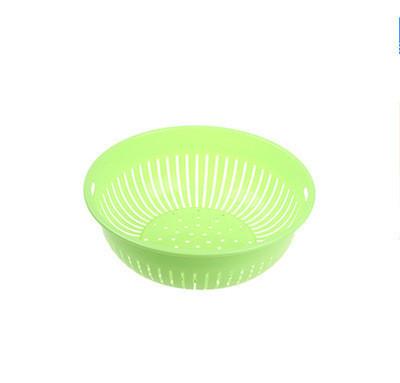 Round Hollow Draining Vegetable Basket Plastic Basket Kitchen Vegetable Basin Fruit Basket Draining Basket Storage Basket small