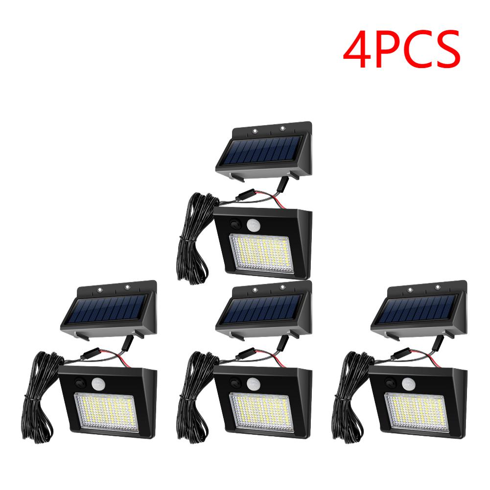 1-5PCS 32/48LED LED Solar Security Lights Motion Senso Outdoor Flood Light IP65 Waterproof Split Wall Lamp for Porch Patio Yard
