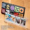 Magnetic Clear Acrylic Display Frame for Instax Polaroid Photos, Kpop Mini Desktop Stand Holder for 3 Inch Small Cards