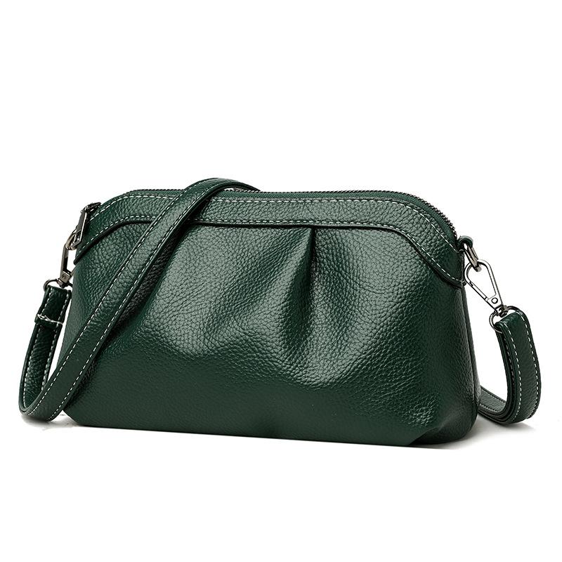 Direct supply of new women's bags, messenger bags, small bags, Korean version of fashionable versatile soft leather multi-functional shoulder bags
