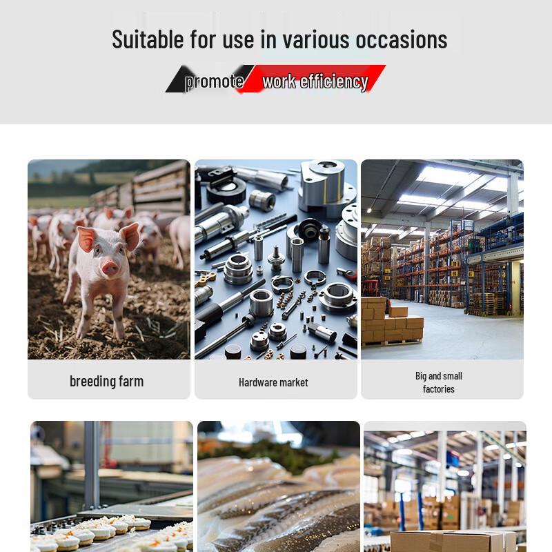 OUOETY Smart Touchscreen Electronic Scale with Thermal Label Printer