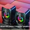 35mm AUX Computer Speaker Stereo Sound With Microphone For PC Macbook Desktop Notebook Home Office Loudspeaker Audio System