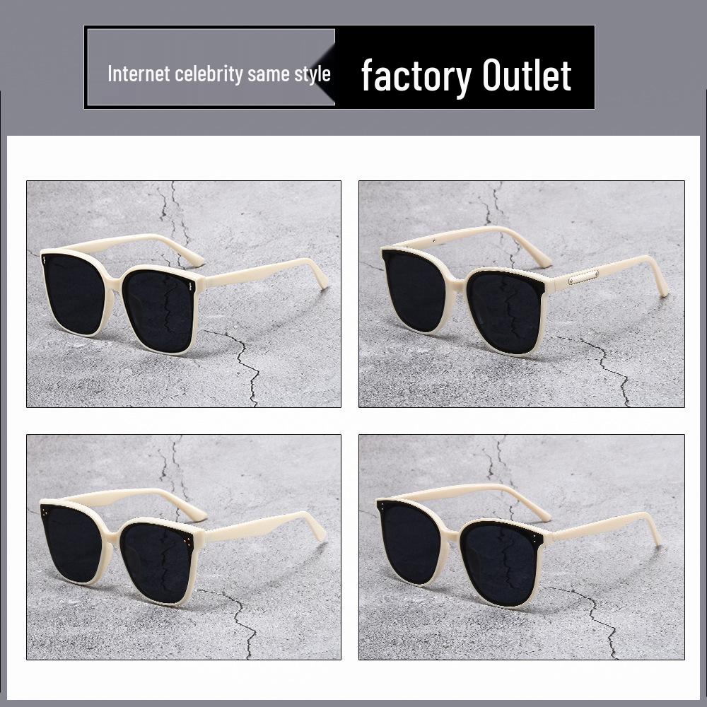 

Women s Retro Korean Style Slimming White Sunglasses & Men s Polarized Sunglasses Standard