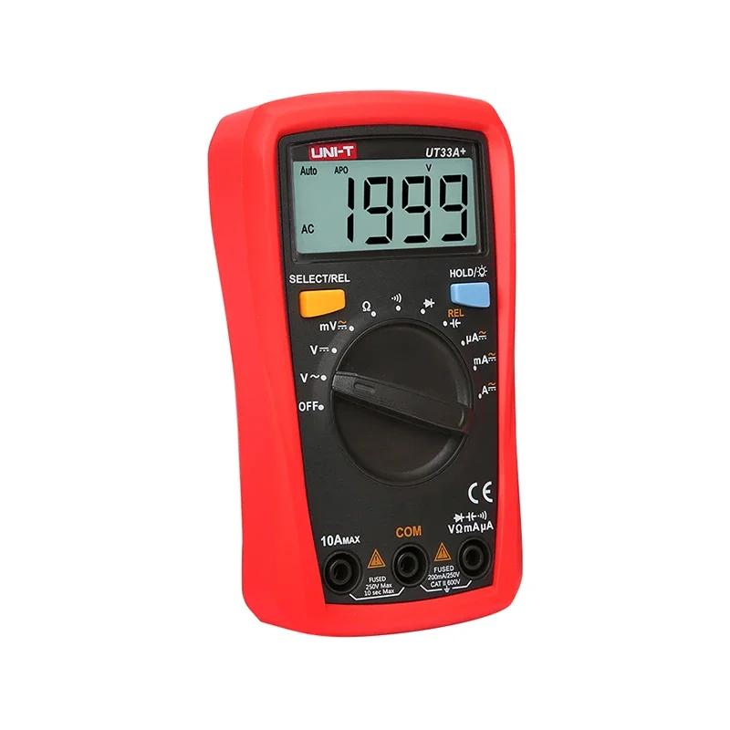 UT33A UT33B UT33C UT33D Plus Pocket Multimeter Digital Ammeter Voltmeter Professional Resistance Measure Multi Meter Tools