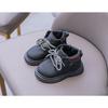 Stivali Martin da Bambino, Nuovi Arrivi Autunno/Inverno, Stivali Gialli Versatili per Bambine, Stile Britannico Vintage per Bambini.