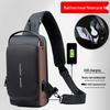 Men's Anti-Theft Crossbody Bag with Password Lock for Cycling, Running, and Travel