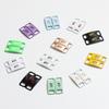 NEW 1 Pair Metal Shoelaces Buckle AF1 Shoe Decoration Suitable for All Shoes Sneakers Shoes Accessories Flat Shoelace Buckle