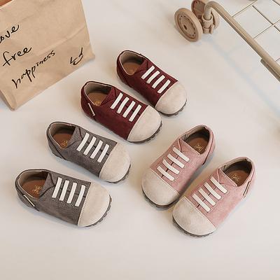Spring Kids Shoes New Fashion Comfort Boys Shoes Flat Anti Slip Soft Classic Girls Shoe Simple Retro Lightweight Casual Shoe