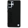 BMW Leather Big Wordmark Case for Samsung Galaxy S25 Ultra Black
