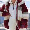 Women's Plus Size Long Teddy Bear Coat Warm Thickening Fleece Faux Fur Coat Plush Teddy Coat Women's Coat