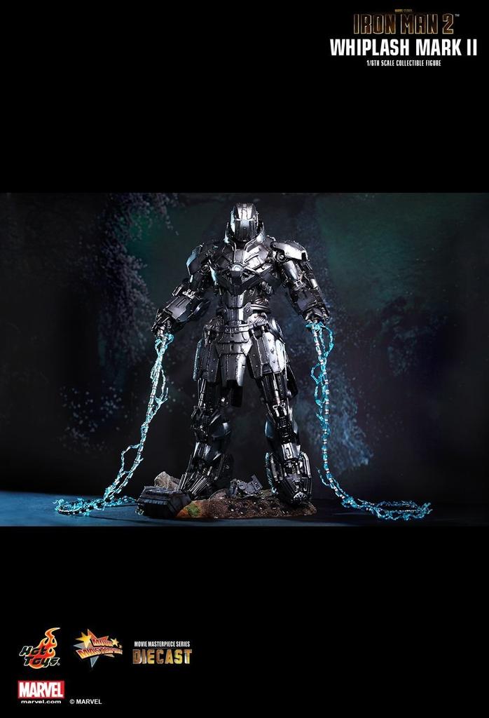 Movie Masterpiece DIECAST Iron Man 2 Whiplash Mark 2 Scale Painted Movable Figure 1/6 Die-cast [item]